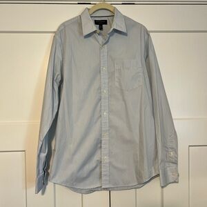 Men's Blue Striped Shirt